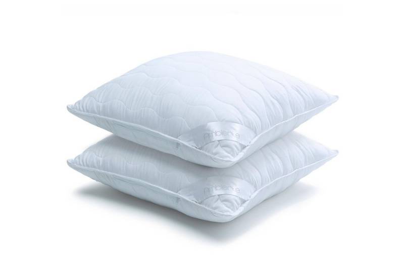 aqua-textil Bettdecke, Kopfkissen + Topper Ambiente Mikrofaser Kopfkissen Steppkissen 2er Set 60x60cm von aqua-textil
