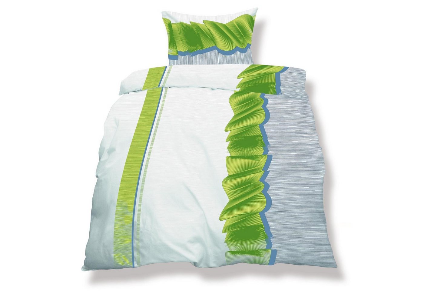 aqua-textil Bettwäsche Living Bettgarnitur Mikrofaser weich 4tlg. 135x200cm Dallas, Polyester, 4 teilig von aqua-textil