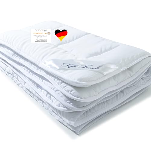 aqua-textil Soft Touch Sommer Leicht Bettdecke 135 x 200 cm Ultra leichte Steppdecke ca 270g Füllung atmungsaktiv Sommerdecke Oeko-TEX von aqua-textil