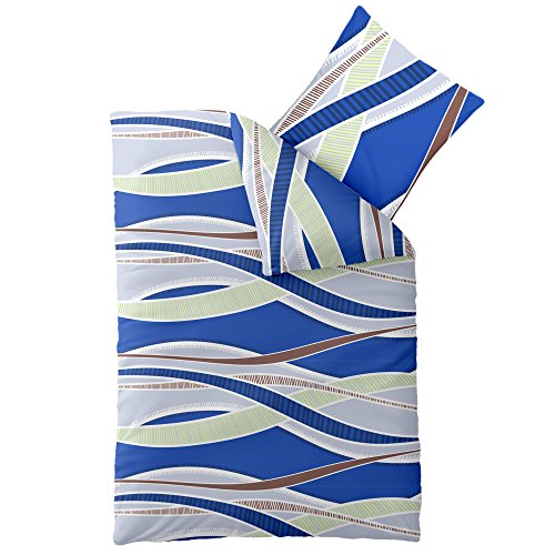 aqua-textil Spirit Bettwäsche 155 x 220 cm 2teilig Baumwolle Satin 4-Jahreszeiten Bettbezug Joana blau aqua-textil Spirit Bettwäsche 155 x 220 cm 2teilig Baumwolle Satin 4-Jahreszeiten Bettbezug Joana blau von aqua-textil