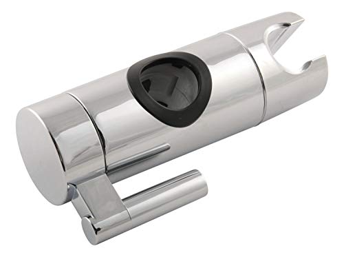 AquaSu Gleiter für Handbrause | passend für Brausestange mit Ø 25 mm | einhändig bedienbar | für Höhen-Verstellung von Brausekopf | Kunststoff | chrom | Schieber | 72365 7 AquaSu Gleiter für Handbrause | passend für Brausestange mit Ø 25 mm | einhändig bedienbar | für Höhen-Verstellung von Brausekopf | Kunststoff | chrom | Schieber | 72365 7 von aquaSu