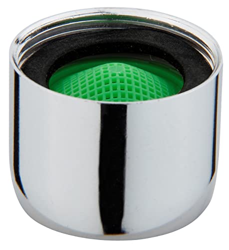 'aquaSu® | Eco Wasserspar-Strahlregler | für Armaturen | Schmutzfangsieb | Antikalksieb | reduzierte Durchflussmenge um bis zu 50% | M22 x Typ 1 “ IG | 2er Set | Messing | Chrom | 19673 4 von aquaSu