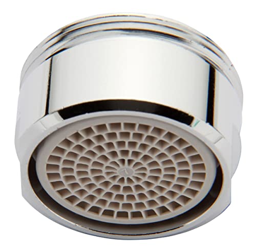 'aquaSu® | Eco Wasserspar-Strahlregler | für Armaturen | Schmutzfangsieb | Antikalksieb | reduzierte Durchflussmenge um bis zu 70% | M24 x Typ 1 ' AG | Messing verchromt | 19677 2 von aquaSu