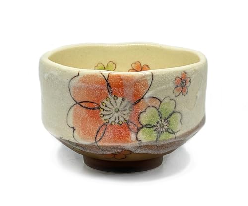 aquanaut Mino Ware Matcha-Schale, Chawan Moderne Sakura, Durchmesser 9 cm, hergestellt in Japan von aquanaut