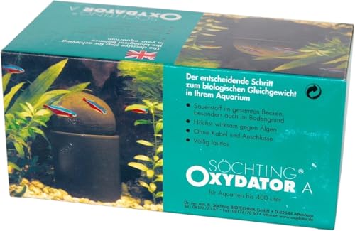 Söchting Oxydator A – Effektive Sauerstoffversorgung für Aquarien bis 400 Liter – Fördert Wasserqualität & Stabilität – Für Süß- & Meerwasser geeignet Söchting Oxydator A – Effektive Sauerstoffversorgung für Aquarien bis 400 Liter – Fördert Wasserqualität & Stabilität – Für Süß- & Meerwasser geeignet von Söchting Biotechnik