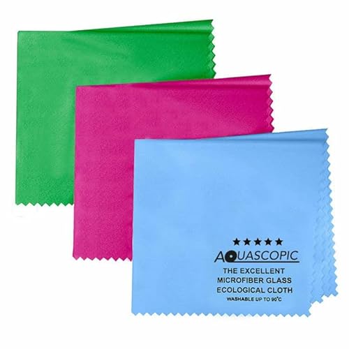 aquascopic Mikrofasertücher 40 x 50 cm – Set von 3 - streifenfreie Reinigung von Fenstern oder Spiegeln - Putztücher Vielseitig Einsetzbar - Micro Magic Tücher aquascopic Mikrofasertücher 40 x 50 cm – Set von 3 - streifenfreie Reinigung von Fenstern oder Spiegeln - Putztücher Vielseitig Einsetzbar - Micro Magic Tücher von aquascopic