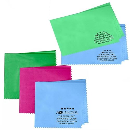 aquascopic Mikrofasertücher 40 x 50 cm und 50 x 70 cm – Set von 5 - streifenfreie Reinigung von Fenstern oder Spiegeln - Putztücher Vielseitig Einsetzbar - Micro Magic Tücher aquascopic Mikrofasertücher 40 x 50 cm und 50 x 70 cm – Set von 5 - streifenfreie Reinigung von Fenstern oder Spiegeln - Putztücher Vielseitig Einsetzbar - Micro Magic Tücher von aquascopic