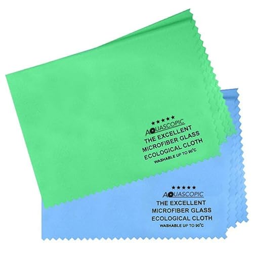 aquascopic Mikrofasertücher 50 x 70 cm – Set von 2 - streifenfreie Reinigung von Fenstern oder Spiegeln - Putztücher Vielseitig Einsetzbar - Micro Magic Tücher aquascopic Mikrofasertücher 50 x 70 cm – Set von 2 - streifenfreie Reinigung von Fenstern oder Spiegeln - Putztücher Vielseitig Einsetzbar - Micro Magic Tücher von aquascopic