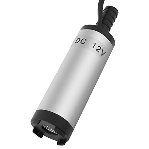 12 V 3,8 Cm Edelstahl -Tauchpumpe für Wasser Dieseloil -Kerosin -Betankungswerkzeug 8500R/m Diese Tauchbaumpumpe Wasserpumpe Dieselpumpe 12 V Pumpe Tauchpumpe von aqxreight