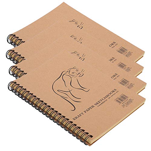 4pcs Kraft Sketchbook R Sketch Pad Handbemalte Dicke Kunstzeichnung Spulen Notizbuch Kraftbuch SkizzelKraft Bookart Sketch Padncil Colored Be Book 4pcs Kraft Sketchbook R Sketch Pad Handbemalte Dicke Kunstzeichnung Spulen Notizbuch Kraftbuch SkizzelKraft Bookart Sketch Padncil Colored Be Book von aqxreight