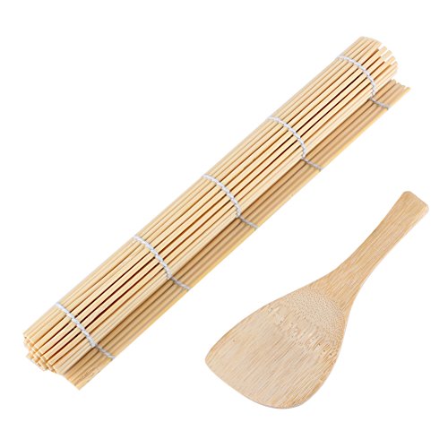 Bambus-Sushi-Rollmatten-Maker-Reispaddel-Set für Selbstgemachtes Sushi von aqxreight