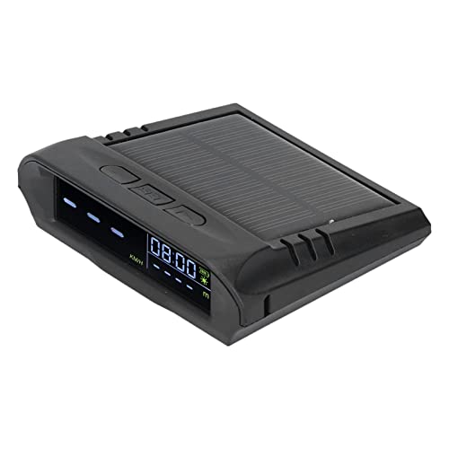 Digital Smart HUD Solar Geladene Zeit Temperaturanzeige über Geschwindigkeitsalarm Universal Car HUD Display von aqxreight