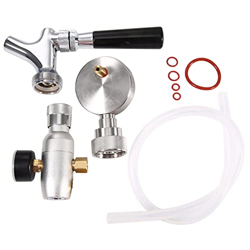 Edelstahl-Bierspeer-Wasserhahn-Zapfhahn-Spender-Set, Robust, Auslaufsicher für Mini-Fass-Growler Edelstahl-Bierspeer-Wasserhahn-Zapfhahn-Spender-Set, Robust, Auslaufsicher für Mini-Fass-Growler von aqxreight