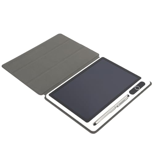 Elektronischer Notizblock, LCD-Tablet, Zeichenblock, Computerprodukte, Geschäftsbedarf, Handmalwerkzeug, 9 Zoll (Rot (mit Lederetui)) von aqxreight