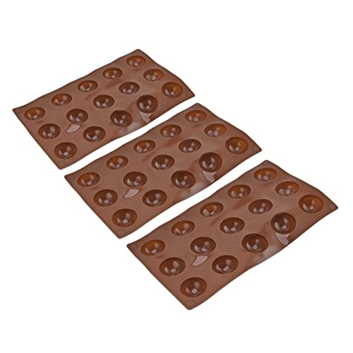 Silikon-Schokoladenbomben-Backform, 15 Löcher, Halbkugelförmige Kuchen-, Gelee-, Puddingform für Praktisches und Vielseitiges Backen von aqxreight