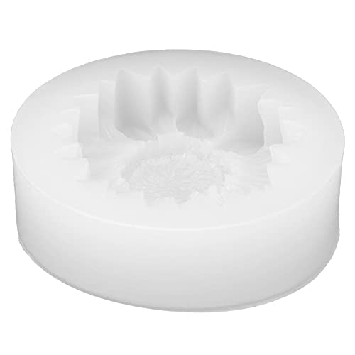 Sonnenblumen-Kuchen-Fondant-Silikon-Backform, Gesunde Snacks, Cupcake-Form, weiß (weiß ohne Löcher) von aqxreight