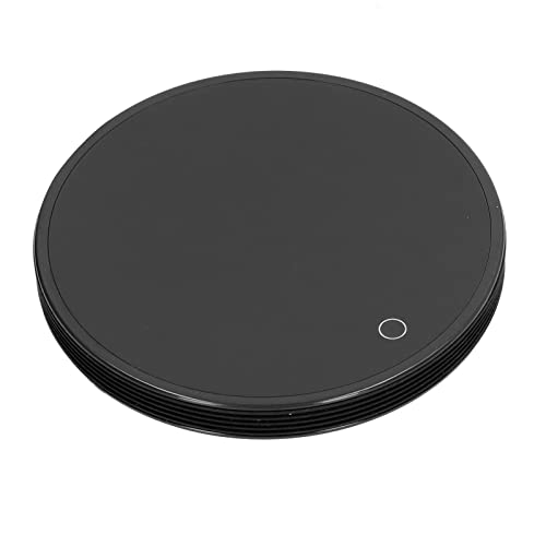 Tragbarer Tassenwärmer aus Aluminiumlegierung, 18-W-Tassenheizplatte für Kaffee, Tee, Milch (Black) von aqxreight