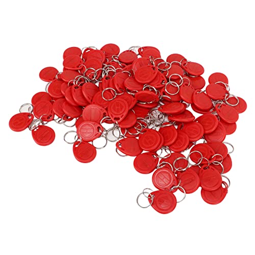 aqxreight 100pcs FOB 125 KHz Empfindliche Induktionsnäherungs -ID -Karte für die Nahtlose Türzugriffskontrolle (Rot) von aqxreight