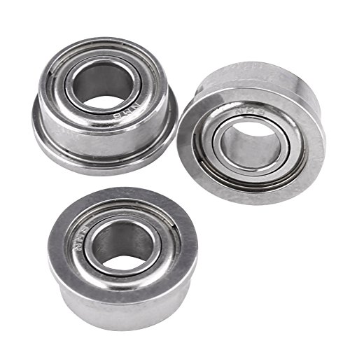 aqxreight 10pcs F684zz Miniatur -Flanschlager 4x9x4mm Stahl Doppelabschützer für 3D -Drucker und Modellprojekte von aqxreight