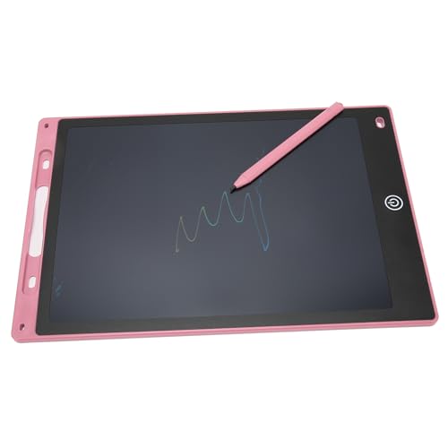 aqxreight 12 -Zoll -LCD Tablet für mit Farbbildschirm Druckempfindlichkeitskritzelchen und Stifthalter Dunkelblau (PINK) von aqxreight
