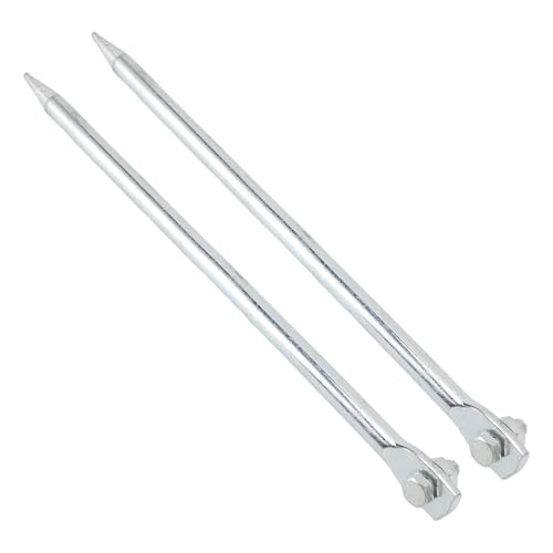 aqxreight 2 Packkupfer Gepackte Eisernen Erdungsstäbe mit Gewindeanschluss für Elektrische Zäune Antennen und Elektrische Systeme 12x300 Mm aqxreight 2 Packkupfer Gepackte Eisernen Erdungsstäbe mit Gewindeanschluss für Elektrische Zäune Antennen und Elektrische Systeme 12x300 Mm von aqxreight