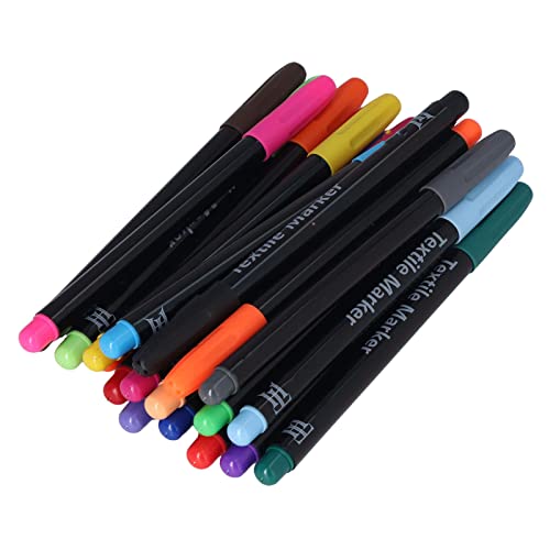 aqxreight 20 PCs Stoffmarkierungen Smoother Schreiben Malerei Hell Farbmarker Set für Erwachsene Studenten DIY -Stoffschuhe Taschen Taschen aqxreight 20 PCs Stoffmarkierungen Smoother Schreiben Malerei Hell Farbmarker Set für Erwachsene Studenten DIY -Stoffschuhe Taschen Taschen von aqxreight