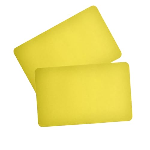 aqxreight 2pcs Aufblasbare Bootsreparatur Patch PVC Gummi -Boots -Reparatur Patch Kit für Kajak Kanus Gelb Gelb (Yellow) von aqxreight