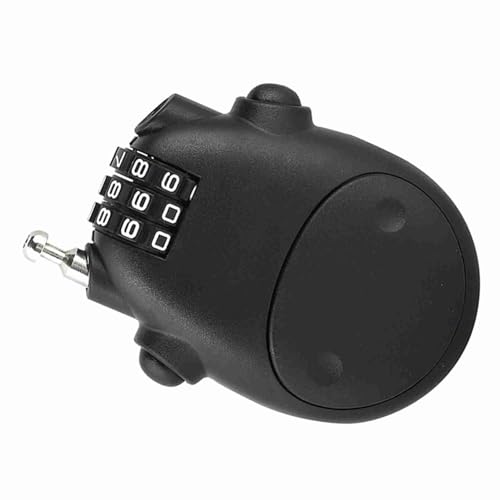 aqxreight 3-Dial-Kombinations-Sicherheitsschloss für Kinderwagenstärke und Mehr mit Benutzerdefinierter Funktion (BLACK) von aqxreight