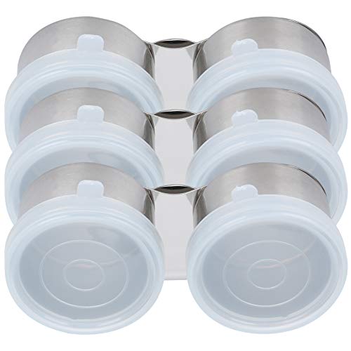 aqxreight 3 PCs Edelstahl -Doppelblechbecher mit Deckel Ideal für Ölmalerei und Mischung aqxreight 3 PCs Edelstahl -Doppelblechbecher mit Deckel Ideal für Ölmalerei und Mischung von aqxreight