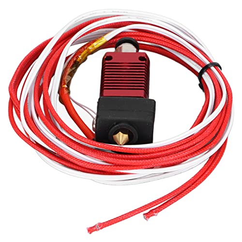 aqxreight 3D -Drucker Extruder Hot End Kit mit MK8 Düsenmessing -Messingspitze und Silikonabdeckung für Ender3 Tevo Anet Drucker von aqxreight