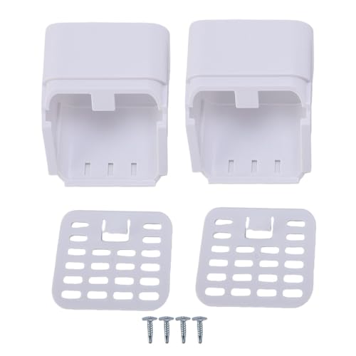 aqxreight 3x4 Typ A Gutter Downspout Connector Downspout Outlet Filter Guard für 3x4 Zoll Eine Style -Dachrinne mit Premium -Versiegelungskreis und Eindeutiges Deckungsdesign Zum (WHITE) von aqxreight