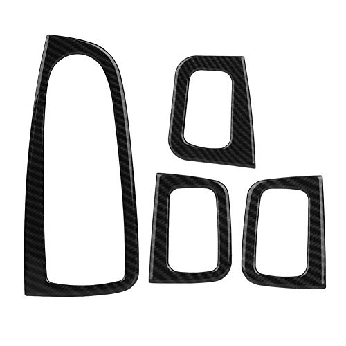 aqxreight 4 Stücke Kohlefaser Stil Auto Fensterheber Schalter Knopfabdeckung Trim für C-klasse W205 Fenster Schalter Trim aqxreight 4 Stücke Kohlefaser Stil Auto Fensterheber Schalter Knopfabdeckung Trim für C-klasse W205 Fenster Schalter Trim von aqxreight