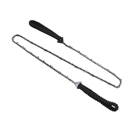 aqxreight 48 -Zoll -Handkette Säge für das Schneiden von Mangan Stahlsäuren mit Faltbarem Griff Zum Campen, Gartenarbeit und Überleben von aqxreight