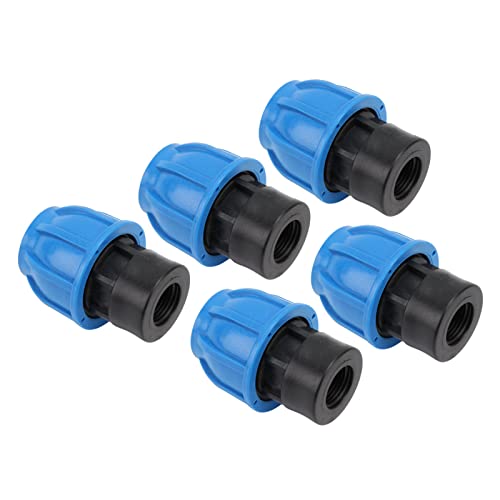 aqxreight 5pcs Duty Pe Plumbing Fitcies Kit für PPR PVC -Rohre mit Weiblicher Gewinde Geradekopplung 32xg1 (25xG1/2) von aqxreight