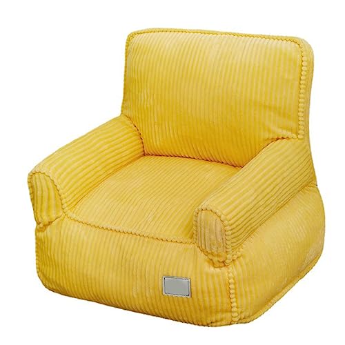 aqxreight All-Saison-Haustiersofa Bett-Kratzfeste, Waschbare Faltbare Katzencouch für Innenkomfort (Yellow) von aqxreight