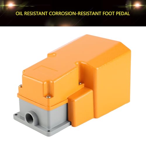 aqxreight Aluminiumlegierung Fußpedalschalter mit Wache für Werkzeugmaschinen und Geräte - Öl und Resistent aqxreight Aluminiumlegierung Fußpedalschalter mit Wache für Werkzeugmaschinen und Geräte - Öl und Resistent von aqxreight