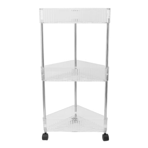 aqxreight Badezimmerlagerregal Mehrzweck Moderne Einfache Multi -Schichten Große Kapazitätsschelfständer für zu Hause 31.5x23.5x61cm / 12.4x9.3x24.0in Design Multi mit ST Badezimmerlagerung von aqxreight