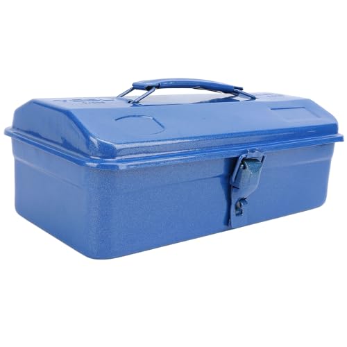aqxreight Blue Toolbox Metall Struktur Hochladung Tragbarer Werkzeugspeicher für Workshop Garage Auto Job Site 500 Toolbox und Beruf gleich. Blue ToolboxMetal Tool Boxstorage Toolbo (280 Toolbox) von aqxreight
