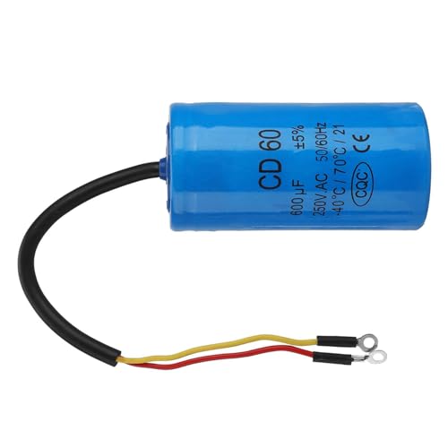 aqxreight CD60 Run Concacitor 250 V AC 600UF für Motoren und Kompressoren Sowie eine Sichere Elektrische Leistung von aqxreight