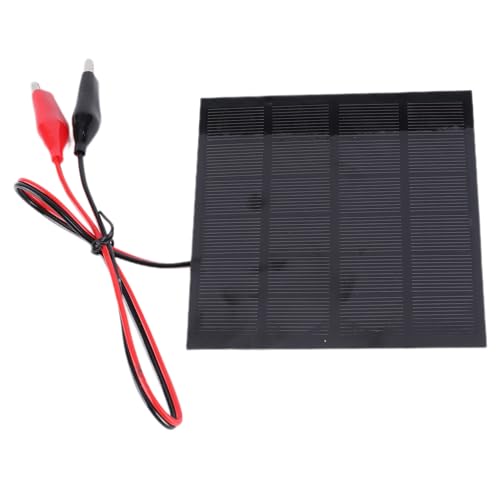 aqxreight Compact 2W 6V Solar Panel Modul mit Clamp/Holder für DIY -Solarprojekte und Lade Kleiner Geräte von aqxreight