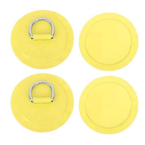 aqxreight D Patch Round Leichtes D -PVC -Patch für Aufblasbare Boots Surfboard Stand Up Paddleboard 4PCS Mint Green Ur Verwendungsanforderungen. Patchd PVC PatchRound PatchRound Padd (Yellow) von aqxreight