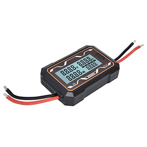 aqxreight DC -Leistungsmesser -Hintergrundbeleuchtung Einstellung Großer Bildschirmanzeige Multifunktionaler Leistungstester für Solarenergiesysteme 0 Bis 60v100a der Seinseinstellung DC (150A) von aqxreight