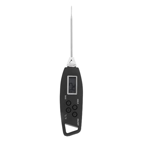 aqxreight Digital Lesen Fleisch Zum Grillen der Küche mit LCD und Speicherfunktion (BLACK) von aqxreight
