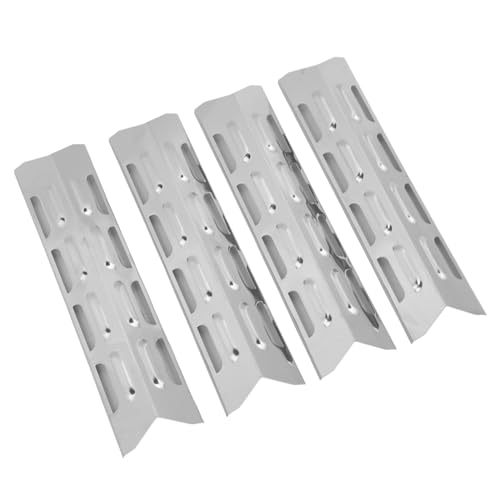 aqxreight Edelstahlgrillbrenner Decken mit Emaille -Wärmeplatte - Universal Passform für die Meisten BBQ Grills von aqxreight