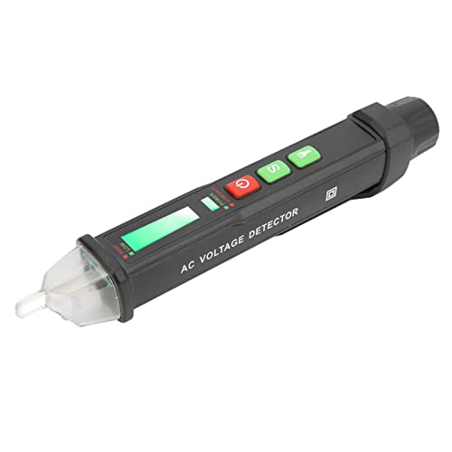 aqxreight Erweiterter Spannungsdetektor mit Schall- und Lichtalarm Dual Wechselstromspannungstester mit LED -Taschenlampe von aqxreight