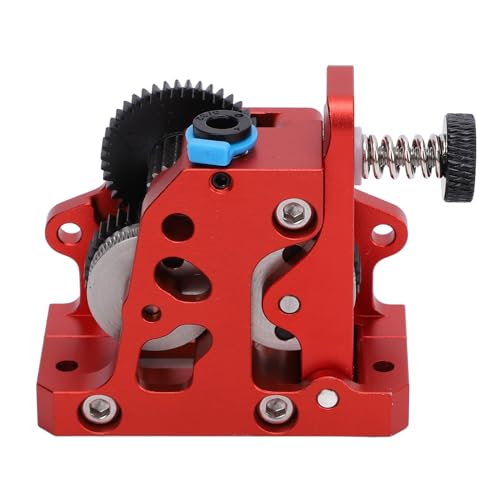 aqxreight HGX Extruder -Kit mit Gehärtetem Stahlgetriebe für CR10 Ender 3 CR6 3D -Drucker Metall Hotend Upgrade (Rot) von aqxreight