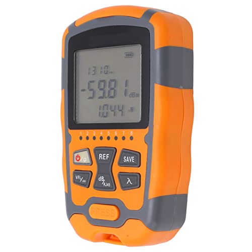aqxreight Handheld Optical Power Meter Multifunktionales Optischer Faserkabel -Kabel -Tester mit LED Licht 50 MW und? 70 ° C. (30MW) von aqxreight
