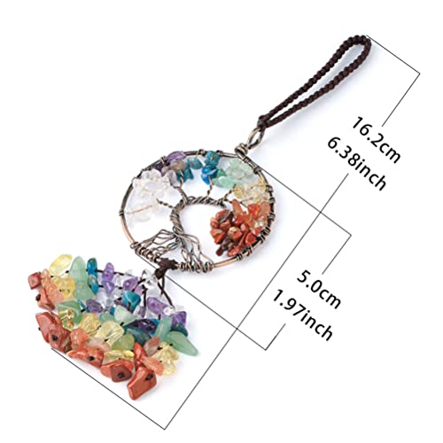 aqxreight Hanging Ornament Round Form Auto Rückfahrspiegel Hängende Zubehör Raum Schlafzimmer Wanddekoration Zubehör Büro Haus Hängedekoration 2 Dekoration Boho Auto Weihnachten Geburtstag (Buntes aqxreight Hanging Ornament Round Form Auto Rückfahrspiegel Hängende Zubehör Raum Schlafzimmer Wanddekoration Zubehör Büro Haus Hängedekoration 2 Dekoration Boho Auto Weihnachten Geburtstag (Buntes von aqxreight
