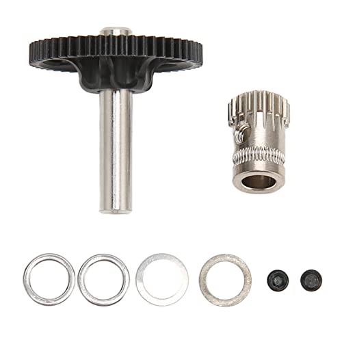 aqxreight Hoch 50 Zähne Metall -Extruder -Gang für Vorn 2.4 Stealthburner Afterburner Kompatibel mit BM Extruder von aqxreight
