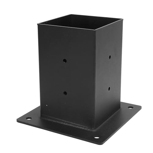 aqxreight Hochleistungsvergaser Pavillon -Halterung Vollständig Geschweißtes Pulver, das für Pergola -Holzpfosten Im Freien überzogen Ist (#1) von aqxreight